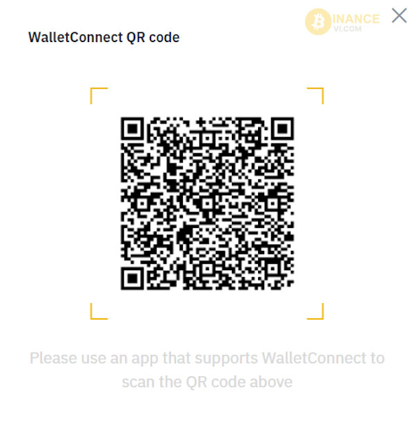 Mã QR-code xuất hiện để trader quét mã