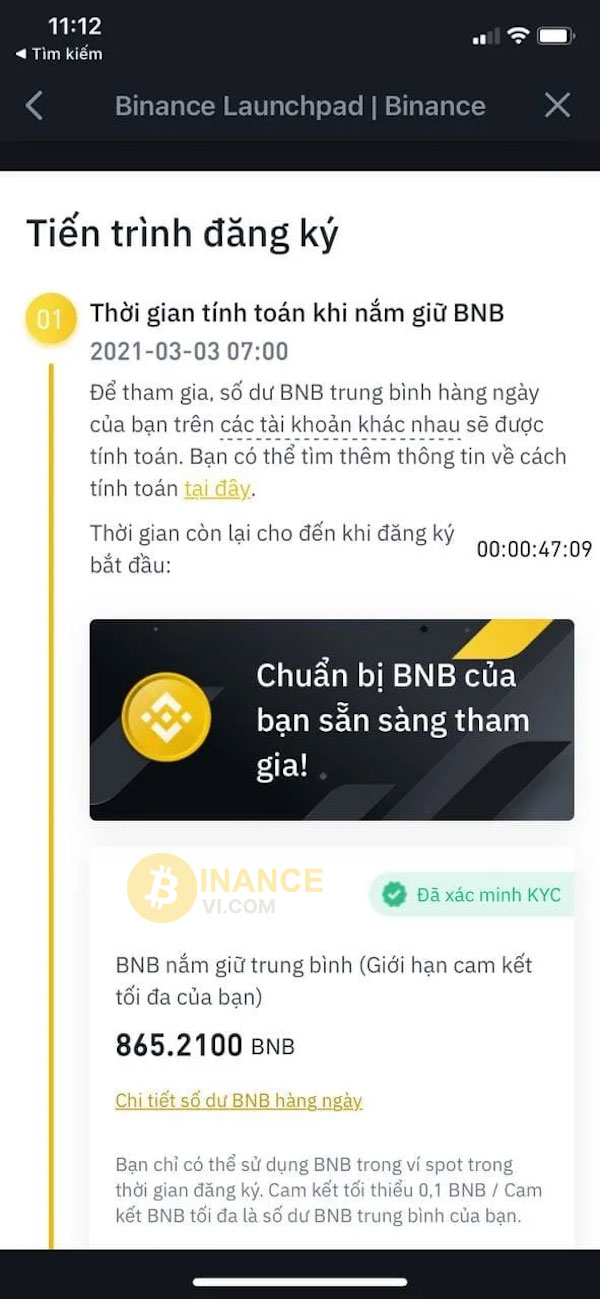 Trader cần lưu ý thời gian khi nắm giữ BNB