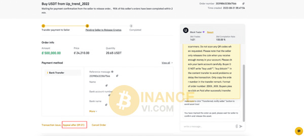 Người dùng luôn được Binance hỗ trợ nếu chưa nhận được tiền mã hóa