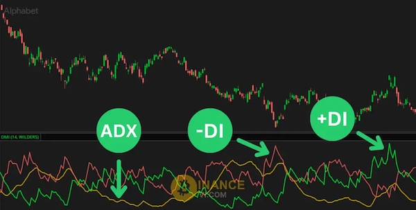 Các tín hiệu chỉ báo Directional Movement Index cung cấp