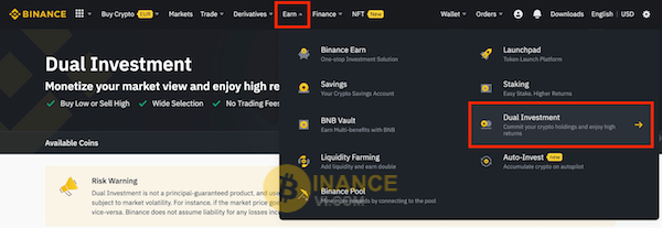 Đầu tiên bạn cần đăng nhập tài khoản trên Binance