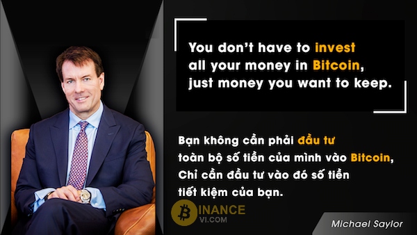 Những lời khuyên của Saylor dành cho giới đầu tư vào BTC