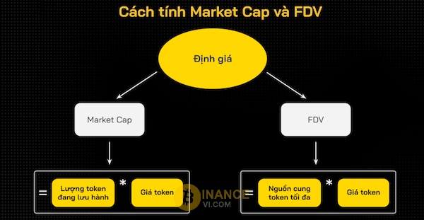 Tính toán Market Cap và FDV bằng cách thức nào?