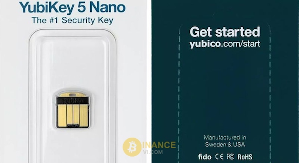 Nhược điểm duy nhất của Yubico – Yubikey 5 Nano chính là không hỗ trợ kết nối NFC