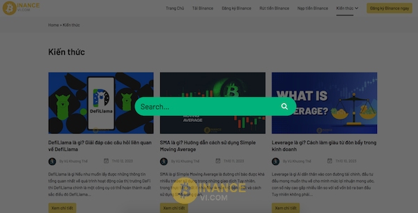 Binacnevi.com - Trang thông tin với nhiều thông tin hữu ích về crypto